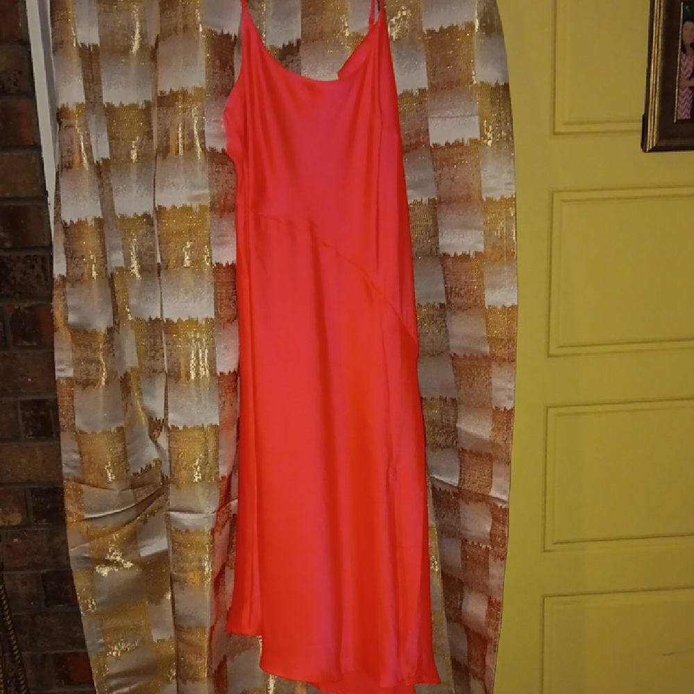 NEVER WORN! A New Day Vibrant Pink Asymmetrical Dress